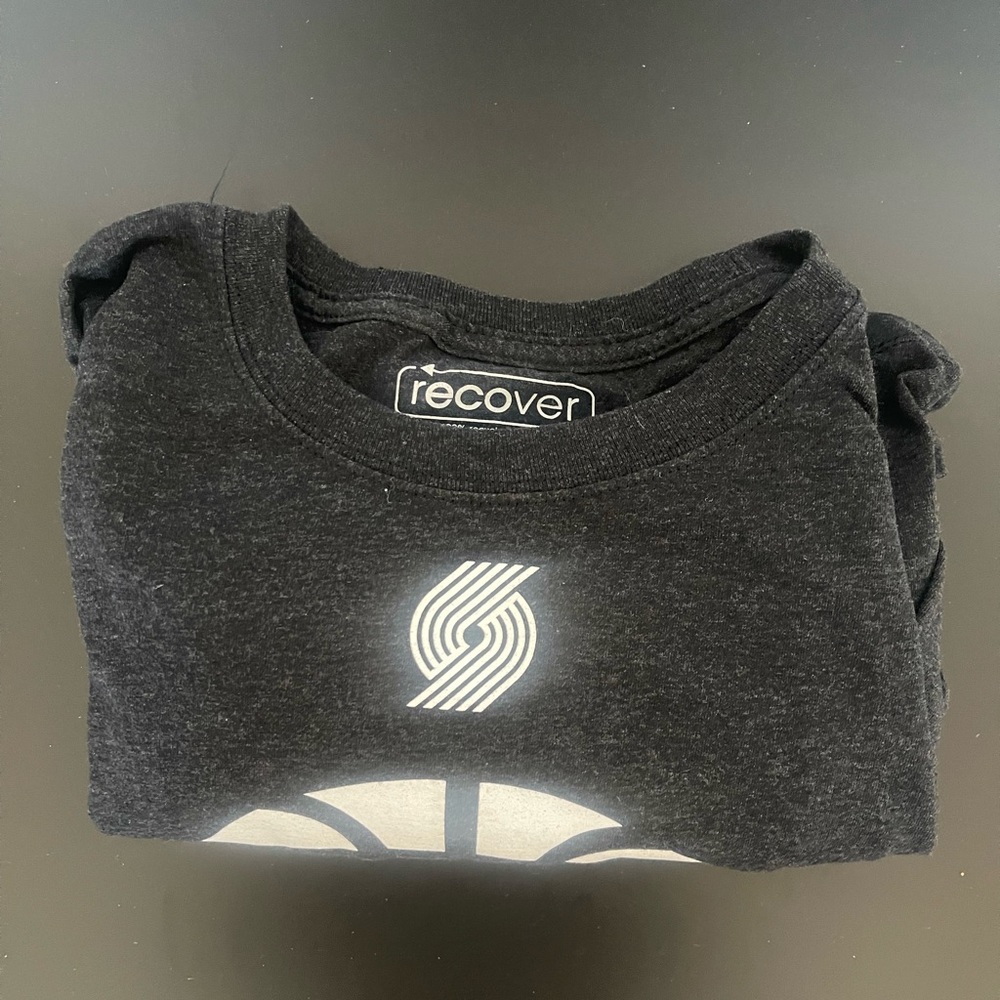 Recover Greyish Black Rip City Shirt